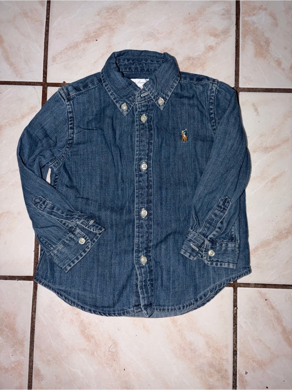 Ralph Lauren Indigo Denim Button-Down Shirt